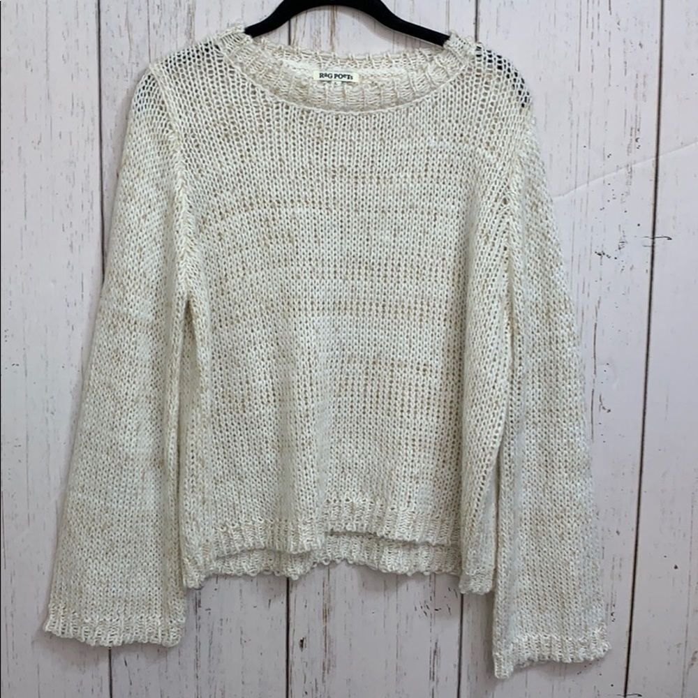 Rag Poets Wool Blend Knitted Sweater